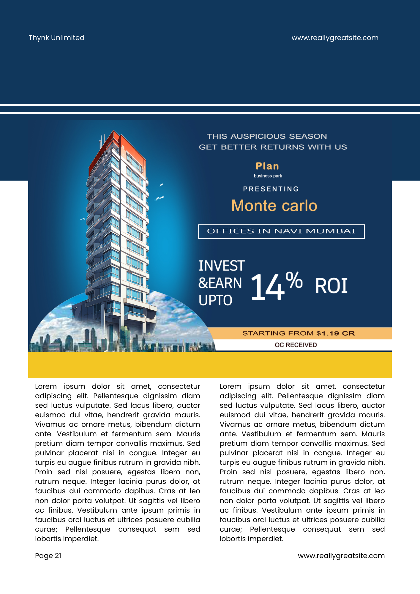 Home news papper advertisement