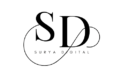 SD Surya Digital logo with stylized letters on a transparent background.